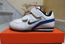 Scarpe Sneakers Bimbi Nike Robinho Trainer PSV Tg. 28 - UK 10,5 Bianco e Nero