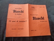 960 BICICLETTE EDOARDO BIANCHI LISTINO PREZZI VELOCIPEDI EPOCA