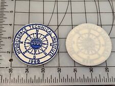 Patch originale Istituto Tecnico Idrospaziale 1968 bordo tagliato 2954