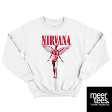 Nirvana In Utero Angel Unisex felpa sweatshirt cult Grunge Rock 90s music Cobain