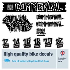 COMMENCAL Ramones dal 12 al 22 con protezione bici omaggio (confezione da 21) - 20 colori