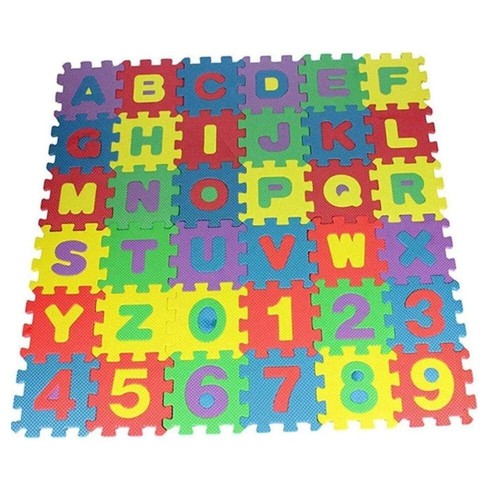 Tappeto puzzle bambini lettere - tappeto,