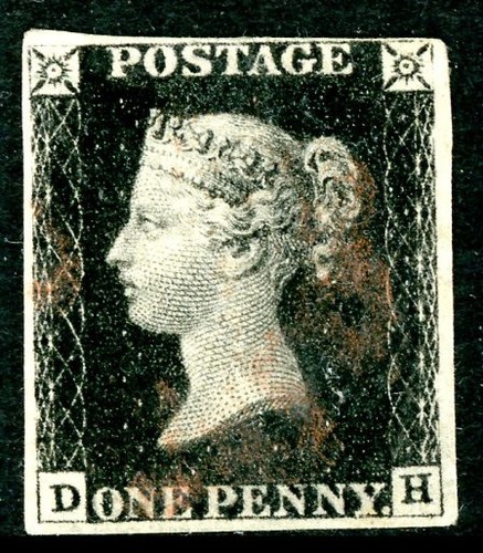 Great britain 1840 penny - penny, black
