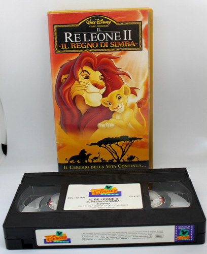 Vhs videocassetta walt disney - vhs,