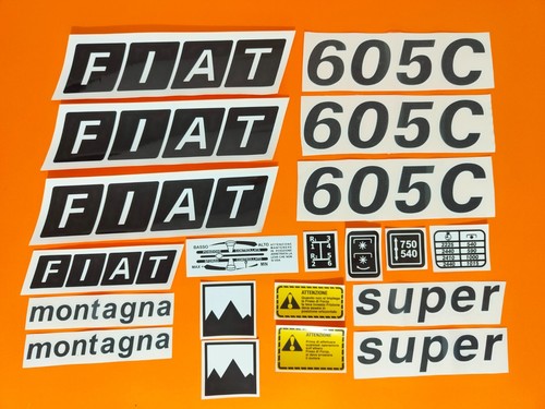 Adesivi decalcomanie fiat - ,
