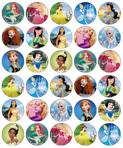 Topper per cupcake - , disney