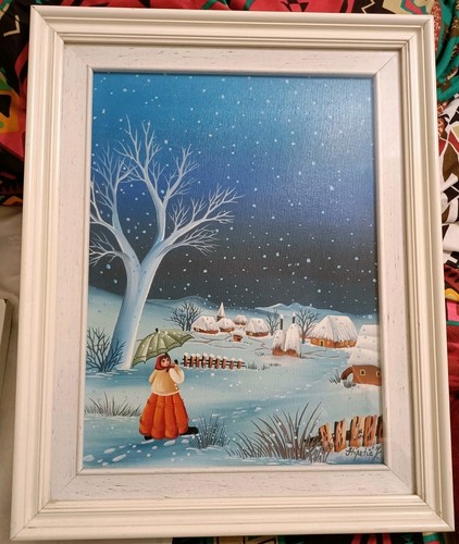 Quadro acrilico naif - quadro, artis