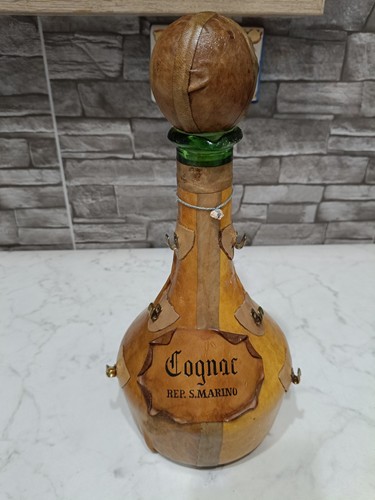 Bottiglia vuota vintage cognac - bottiglia,