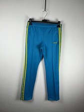 Adidas Pantaloni Vintage 90s Tuta Blu Verde XS Donna Women Pants Trouser Bottom