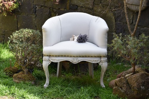 Poltroncina chippendale shabby - chippendale,