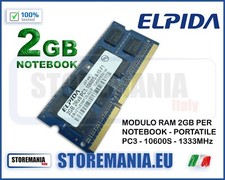 2GB RAM SODIMM DDR3 ELPIDA