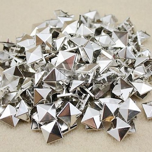 100 borchie metallo - borchie,