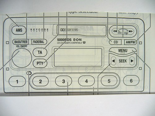 Radio originale ford 5000 rds - radio,