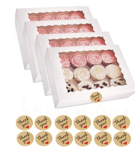 Scatole per cupcake fori - scatole,