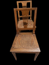 2 antiche sedie del 700 Luigi XVI paglia di Vienna epoca XVIII Secolo PIEMONTE