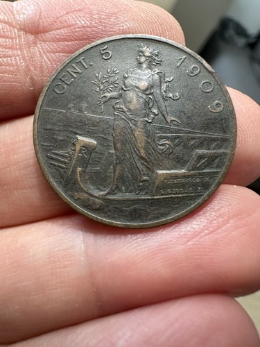Centesimi 1909 regno italia - 5,