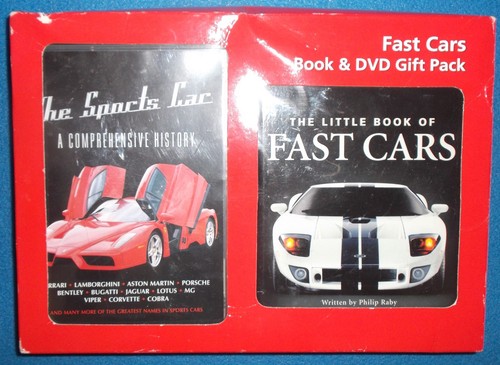 Fast cars book dvd gift - book,