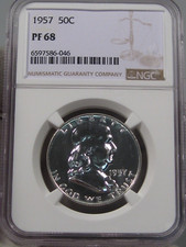 GEM PROOF 1957 Dollaro