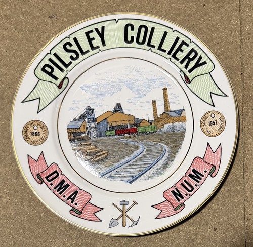 Pilsley colliery plate - pilsley,