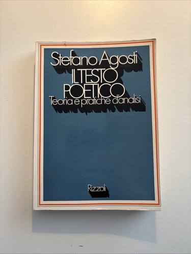 Stefano agosti testo - agosti,, il