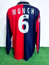 MAGLIA GENOA MUNCH MATCH WORN ISSUE SHIRT CAMISETA VINTAGE 1998/1999 COA