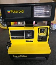 POLAROID 600 Yellow LM PROGRAM SUPER COLORS VINTAGE 