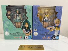 Bandai S.H. Figuarts Sailor Moon Nettuno & Sailor Urano Set di 2 Modellino