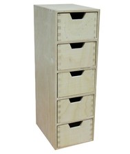 Scaffale con 5 Cassetti