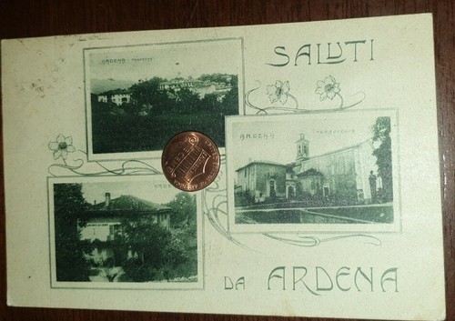 Cartolina epoca paesagg - d'epoca,