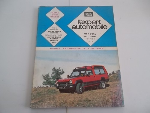 Revue technique matra - matra, simca