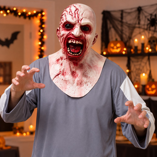 Maschera zombie inquietante