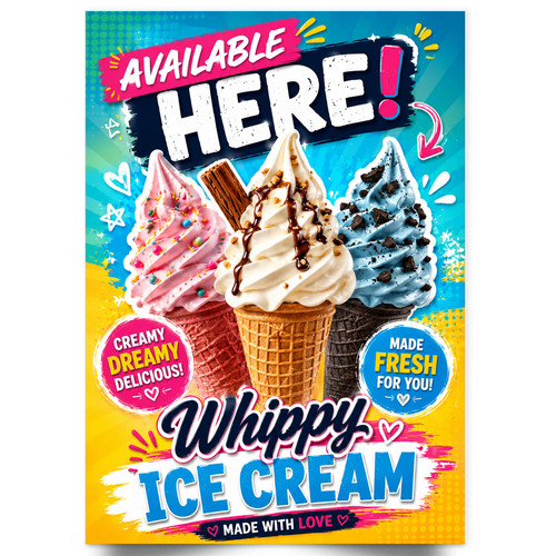 Whippy gelato venduto qui - mr,