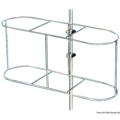 Porta parabordo fili - in, inox