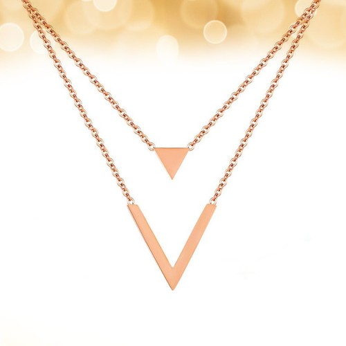 Collana con ciondolo v - collana,