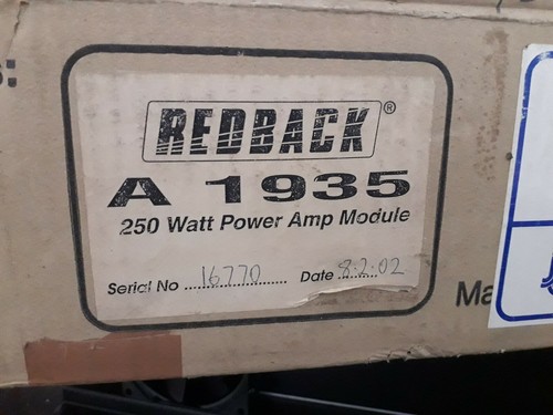 Redback a1935 modulo 250watt - redback,