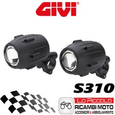 GIVI S310 TREKKER COPPIA FARETTI ALOGENI SUPPLEMENTARI MOTO OMOLOGATI