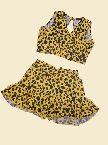 Quiz leopard print ord set - leopard,
