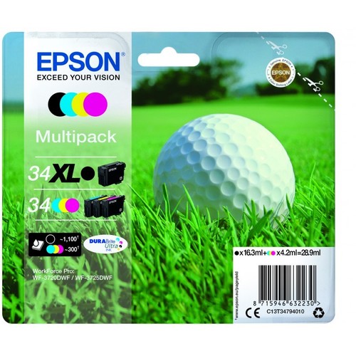 Epson 34xl cmy cartuccia - cmy,