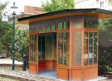 Tram H0 tram casetta d'attesa