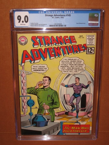 Strange adventures 145 cgc - adventures, #145