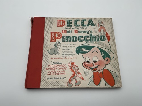 Walt disney pinocchio vinyl - disney, 78