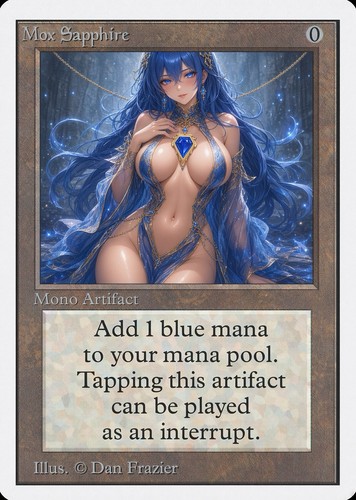 Mox sapphire waifu anime - sapphire, anime-