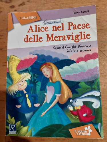 Libro romanzo alice nel paese - romanzo,