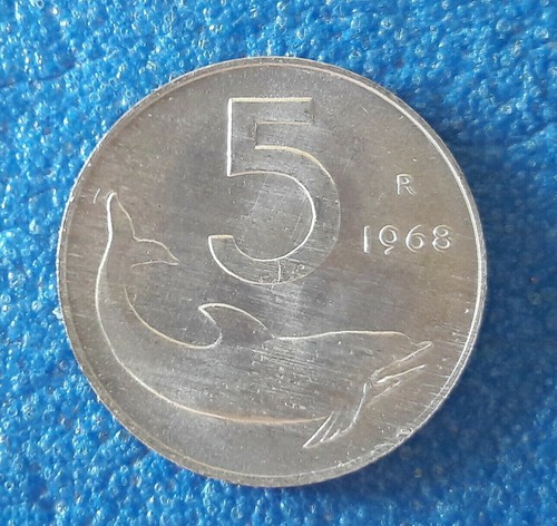 Moneta repubblica italiana - moneta, 5