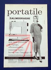 A681-Advertising Pubblicità-1960-PORTATILE SALMOIRAGHI - MACCHINE DA CUCIRE
