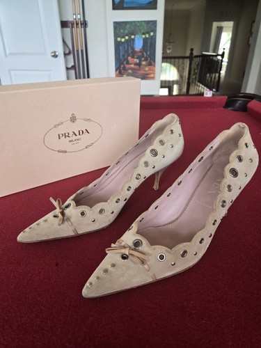 Prada tacchi spillo cammello - tacchi,