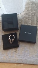 Gucci Anello Argentato Grandi