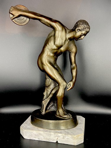 Scultura discobolo di mirone - -,