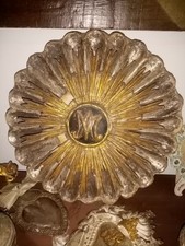 ROSONE LIGNEO DEL '600 ANTICO FREGIO DORATO ANGELI CHIESA MARIA SACRO