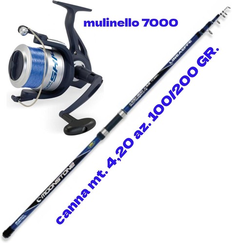 Kit surfcasting canna - canna, +